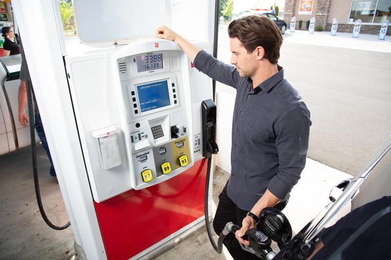 Convenience store digital screen — At the Pump
