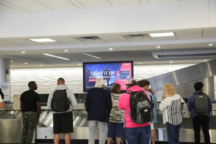 Digital out-of-home screen — Airports