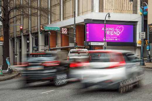 Digital out-of-home ad placement — Atlanta