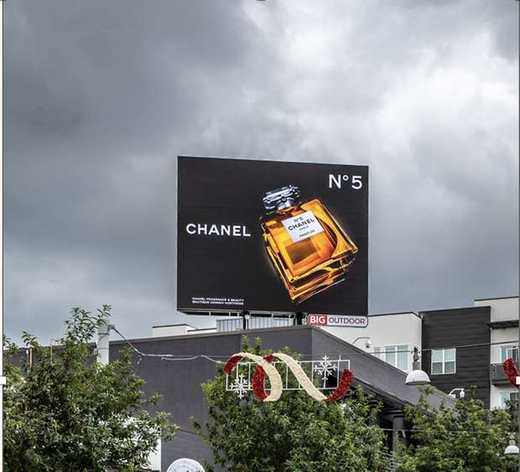 Digital out-of-home ad placement — Austin