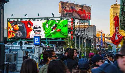 Digital out-of-home ad placement — Boston