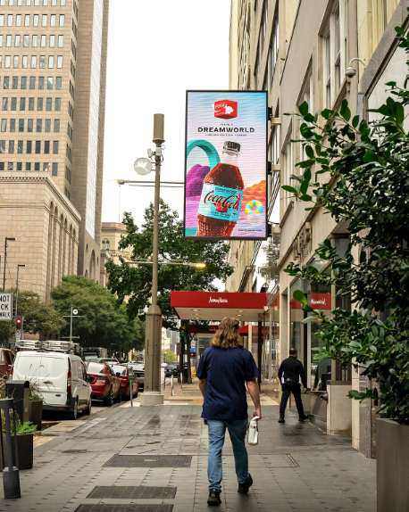 Digital out-of-home ad placement — Dallas