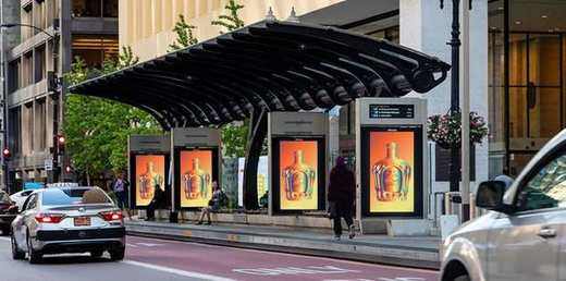 Digital out-of-home ad placement — Chicago