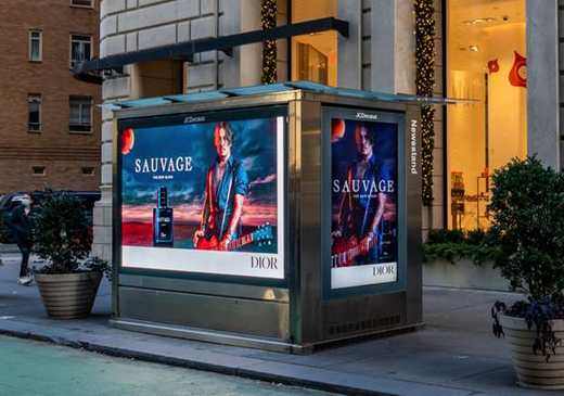 Digital out-of-home ad placement — New York